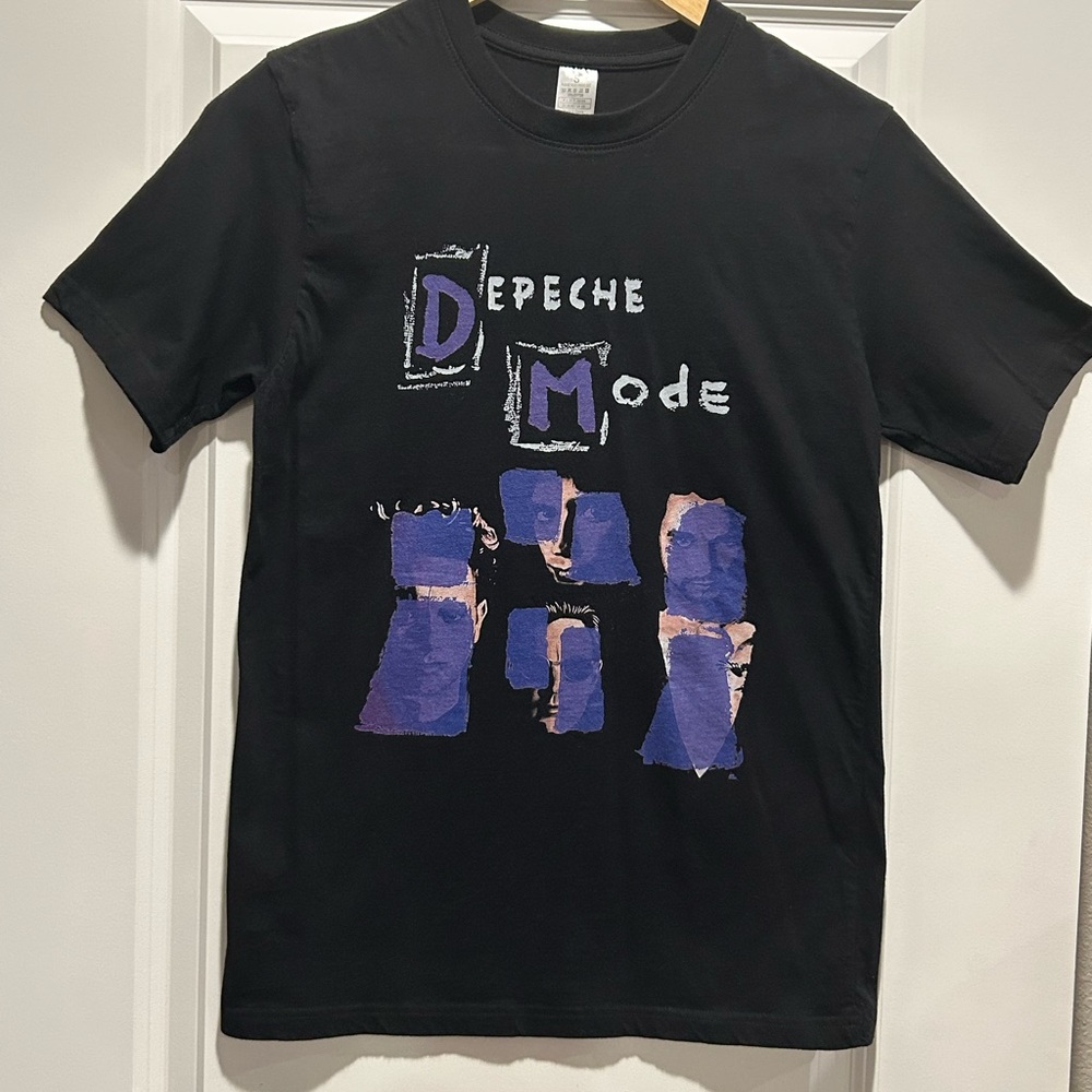 Black Depeche Mode Graphic T-Shirt